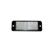 85mm White Reflex Reflector with 2 Hole Fixing