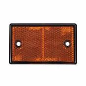 89mm Amber Reflector Reflector 2 Hole Fixing