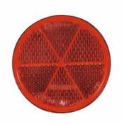 80mm Red Round Self-Adhesive Reflector