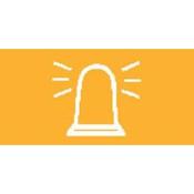 Amber Hazard Beacon Rocker Switch Lens – top half