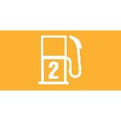 Amber Fuel Tank Two Switch Lens – top half