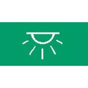 Green Interior Light Rocker Switch Lens – bottom half