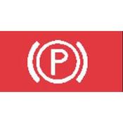 Red Parking Brake Rocker Switch Lens – bottom half