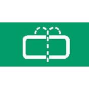 Green Rear Window Washer Rocker Switch Lens – bottom half