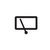 Rear Screen Wiper Legend for Double-Illuminated Rocker Switch