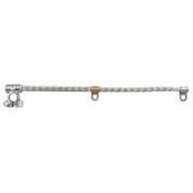 Negative 375mm Round Heavy Duty Tinned Copper Earth Strap – 16/32/0.30mm 260A