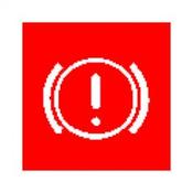 Red Brake Warning Rocker Switch Lens – top half