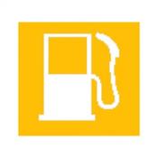 Amber Fuel Warning Rocker Switch Lens – top half