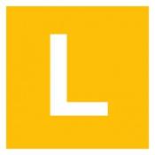 Amber Left Rocker Switch Lens – top half