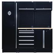 DRAPER BUNKER® Modular Storage Combo with Hardwood Worktop (11 Piece)