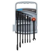 Draper HI-TORQ® Metric Ratcheting Combination Spanner Set, Chrome (7 Piece) image