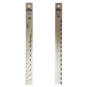 FAST MOVER TOOLS PAINT MEASURING STICK, ALUMINIUM, 370 X 32 X 2MM, 5:3 &amp; 4:1 RATIO image