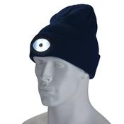 Beanie Hat with Rechargeable Torch, One Size, 1W, 100 Lumens, Navy Blue image