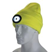Beanie Hat with Rechargeable Torch, One Size, 1W, 100 Lumens, High-vis Yellow image