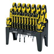 Soft Grip Screwdriver and Bit Set, Yellow (47 Piece) image