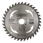 TCT Circular Saw Blade for Wood, 210 x 30mm, 36T image