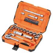 HI-TORQ® 6 Point Socket Set, 1/4″ and 3/8″ (34 Piece) image