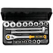 3/8″ Sq. Dr. Elora Metric Socket Set (18 Piece) image