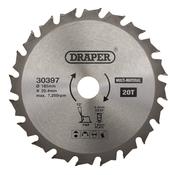TCT Multi-Purpose Circular Saw Blade, 185 x 25.4mm, 20T image