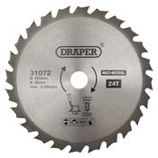 TCT Multi-Purpose Circular Saw Blade, 255 x 30mm, 24T image