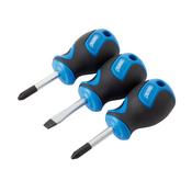 Stubby Soft Grip Screwdriver Set (3 Piece) image