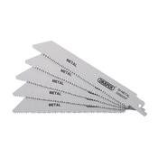 Bi-metal Reciprocating Saw Blades for Metal, 150mm, 10-14tpi (Pack of 5) image