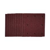 1/4 Sanding Sheets with Hook and Loop, 115 x 105mm, 40 Grit (Pack of 10) image