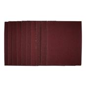 1/4 Sanding Sheets, 115 x 150mm, 80 Grit (Pack of 10) image