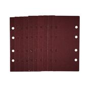 1/3 Sanding Sheets with Hook and Loop, 93 x 190mm, 80 Grit (Pack of 10) image