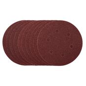 Sanding Discs, 150mm, Hook &amp; Loop, 40 Grit, (Pack of 10) image