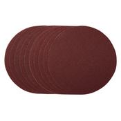 Sanding Discs, 180mm, Hook &amp; Loop, 80 Grit, (Pack of 10) image