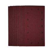1/2 Sanding Sheets with Hook and Loop, 115 x 230mm, 80 Grit (Pack of 10) image