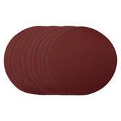 Sanding Discs, 180mm, Hook &amp; Loop, 120 Grit, (Pack of 10) image