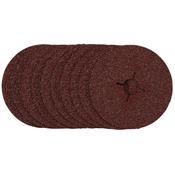 Fibre Sanding Discs, 115mm, 24 Grit, (Pack of 10) image
