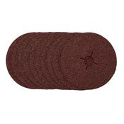 Fibre Sanding Discs, 125mm, 24 Grit, (Pack of 10) image