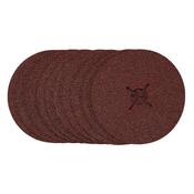 Fibre Sanding Discs, 125mm, 36 Grit, (Pack of 10) image