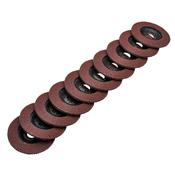 Aluminium Oxide Flap Discs, 115 x 22.23mm, 80 Grit (Pack of 10) image