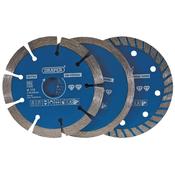 Diamond Blade Set, 115mm (3 Piece) image