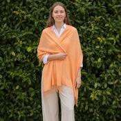 Large Merino Scarf Peach image