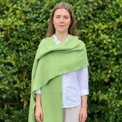 Large Merino Wool Scarf Green image