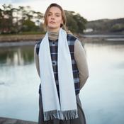 Merino Luxury Wool Scarf Ice Blue image