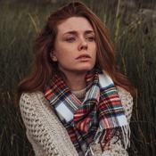 Irish Wool Scarf Medium Dress Stewart Tartan image