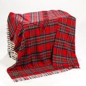 Lambswool Throw Royal Stewart Tartan image