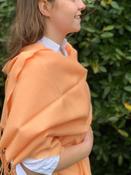 Large Merino Scarf Peach image