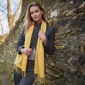 Merino Luxury Wool Scarf Sunshine Yellow image