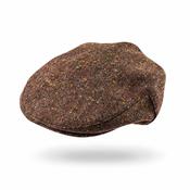 Irish Tweed Cap Brown Donegal image