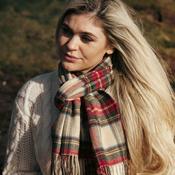 Irish Wool Scarf Medium Antigue Dress Stewart image