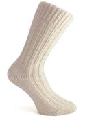 Donegal Traditional Wool Socks - Cream image