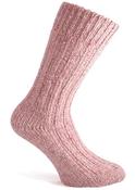 Donegal Traditional Wool Socks - Pink image