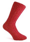Donegal Traditional Wool Socks - Red image